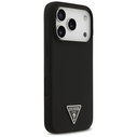 Guess Silicone Triangle Logo MagSafe Apple iPhone 17 Pro Max black