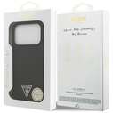Guess Silicone Triangle Logo MagSafe Apple iPhone 17 Pro Max black