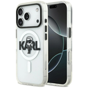 Karl Lagerfeld IML Karl Sketch Logo MagSafe Apple iPhone 17 Pro clear