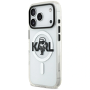 Karl Lagerfeld IML Karl Sketch Logo MagSafe Apple iPhone 17 Pro clear