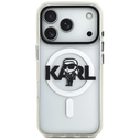 Karl Lagerfeld IML Karl Sketch Logo MagSafe Apple iPhone 17 Pro clear