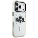 Karl Lagerfeld IML Karl Sketch Logo MagSafe Apple iPhone 17 Pro clear