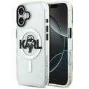 Karl Lagerfeld IML Karl Sketch Logo MagSafe Apple iPhone 17 clear