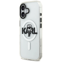 Karl Lagerfeld IML Karl Sketch Logo MagSafe Apple iPhone 17 clear