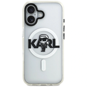 Karl Lagerfeld IML Karl Sketch Logo MagSafe Apple iPhone 17 clear