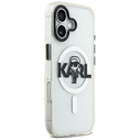 Karl Lagerfeld IML Karl Sketch Logo MagSafe Apple iPhone 17 clear