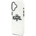 Karl Lagerfeld IML Karl Sketch Logo MagSafe Apple iPhone 17 clear