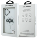 Karl Lagerfeld IML Karl Sketch Logo MagSafe Apple iPhone 17 clear