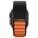 Spigen WBF1 Band Apple Watch 6/7/8/9/10/SE/Ultra 1/2 44/45/46/49mm Black/orange