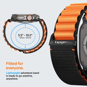Spigen WBF1 Band Apple Watch 6/7/8/9/10/SE/Ultra 1/2 44/45/46/49mm Black/orange