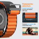 Spigen WBF1 Band Apple Watch 6/7/8/9/10/SE/Ultra 1/2 44/45/46/49mm Black/orange