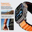Spigen WBF1 Band Apple Watch 6/7/8/9/10/SE/Ultra 1/2 44/45/46/49mm Black/orange
