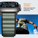 Spigen WBF1 Band Apple Watch 6/7/8/9/10/SE/Ultra 1/2 44/45/46/49mm Black/green
