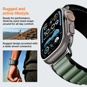 Spigen WBF1 Band Apple Watch 6/7/8/9/10/SE/Ultra 1/2 44/45/46/49mm Black/green