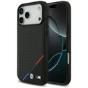 BMW M Carbon Tricolor Line MagSafe Apple iPhone 17 Pro Max black