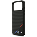 BMW M Carbon Tricolor Line MagSafe Apple iPhone 17 Pro Max black