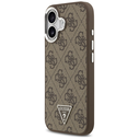 Guess 4G Triangle Logo MagSafe Apple iPhone 17 brown silver