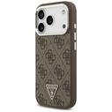 Guess 4G Triangle Logo MagSafe Apple iPhone 17 Pro brown silver