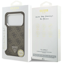 Guess 4G Triangle Logo MagSafe Apple iPhone 17 Pro brown silver