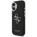 Guess Grained Big 4G Classic Logo Apple iPhone 17 black