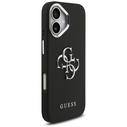 Guess Grained Big 4G Classic Logo Apple iPhone 17 black