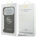 Guess Grained Big 4G Classic Logo Apple iPhone 17 Pro black