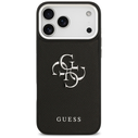 Guess Grained Big 4G Classic Logo Apple iPhone 17 Pro Max black
