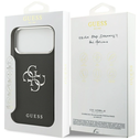 Guess Grained Big 4G Classic Logo Apple iPhone 17 Pro Max black