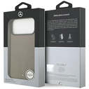 Mercedes Leather The Move MagSafe Apple iPhone 17 Pro Max taupe