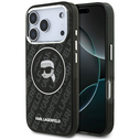 Karl Lagerfeld IML Karl Head Logo MagSafe Apple iPhone 17 Pro black