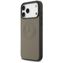 Mercedes Leather Vintage Logo MagSafe Apple iPhone 17 Pro Max taupe