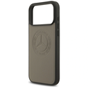Mercedes Leather Vintage Logo MagSafe Apple iPhone 17 Pro Max taupe