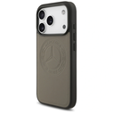 Mercedes Leather Vintage Logo MagSafe Apple iPhone 17 Pro taupe