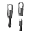 Tech-Protect Ultraboost DNA Keychain USB-C / USB-C Cable PD 60W / 3A Iron Grey