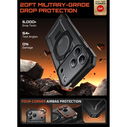 Supcase Unicorn Beetle Grip Mag MagSafe Apple iPhone 17 Pro Max Black