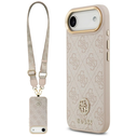 Guess 4G Strass Logo & Big Strap Metal Buttons MagSafe Apple iPhone Air pink