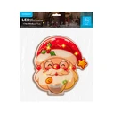 Modee Christmas window decoration with LED, battery-operated C4005 (7 LED, 174x190x8 mm)