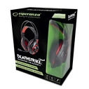 Gaming Headset Esperanza EGH420R with microphone Headband Black, Red