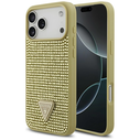 Guess Rhinestone Triangle Logo Apple iPhone 17 Pro Max gold