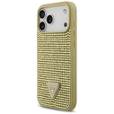 Guess Rhinestone Triangle Logo Apple iPhone 17 Pro Max gold