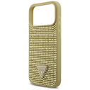 Guess Rhinestone Triangle Logo Apple iPhone 17 Pro Max gold