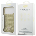Guess Rhinestone Triangle Logo Apple iPhone 17 Pro Max gold