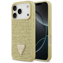Guess Rhinestone Triangle Logo Apple iPhone 17 Pro gold