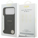 Guess Saffiano Classic Logo MagSafe Apple iPhone 17 Pro Max black