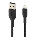 Καλώδιο Belkin Braided Usb-Light Ning 1m Black