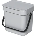 Brabantia Plastic Waste Bin Grey 3 L (213229)