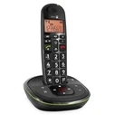 Doro PhoneEasy 105wr (black) — Cordless landline phone for seniors