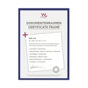 Walther Plastic Picture Frame with Blue Border KV130L