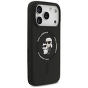Karl Lagerfeld Silicone Karl&Choupette Ring MagSafe Apple iPhone 17 Pro black