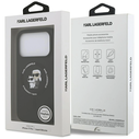 Karl Lagerfeld Silicone Karl&Choupette Ring MagSafe Apple iPhone 17 Pro black